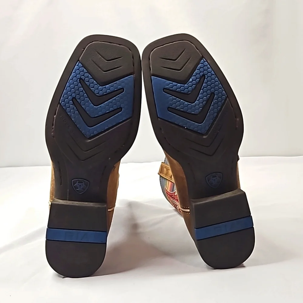 Ariat Womens Lonestar Square Toe Western Boots Size 5 - Picture 8 of 8